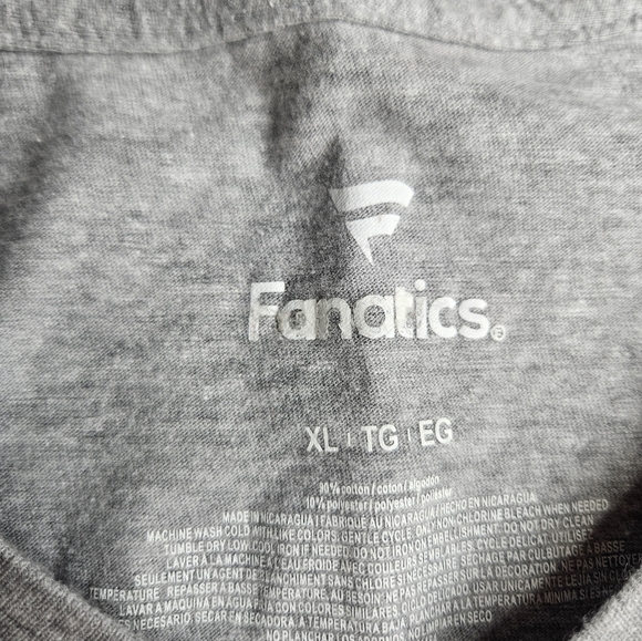 Kansas City KC Chiefs Fanatics Tshirt Grey XL Super Bowl LIV - Picture 3 of 4